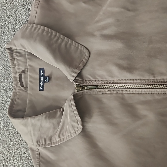 Croft & Barrow Lightweight Jacket  sz XL Taupe Grey Pre-owned - Picture 6 of 10